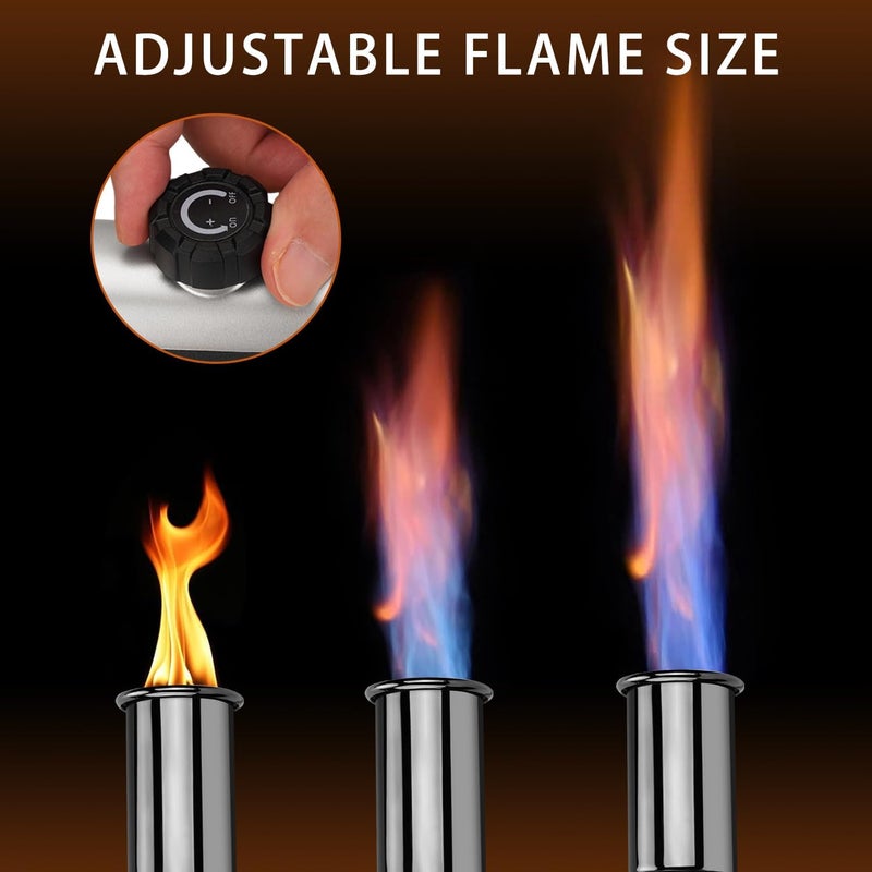 ARTFLAMM Propane Torch with Safety Lock, Adjustable Kitchen Flamethrower Gun With One-Touch Max Fire, Cooking Blow Torch for Grill, Charcoal Ignition, Weeding & Snow Removal(Tank Not Included) - Image 5